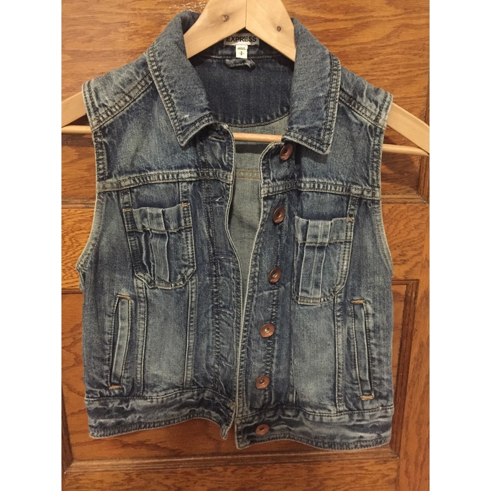 Express Denim vest
